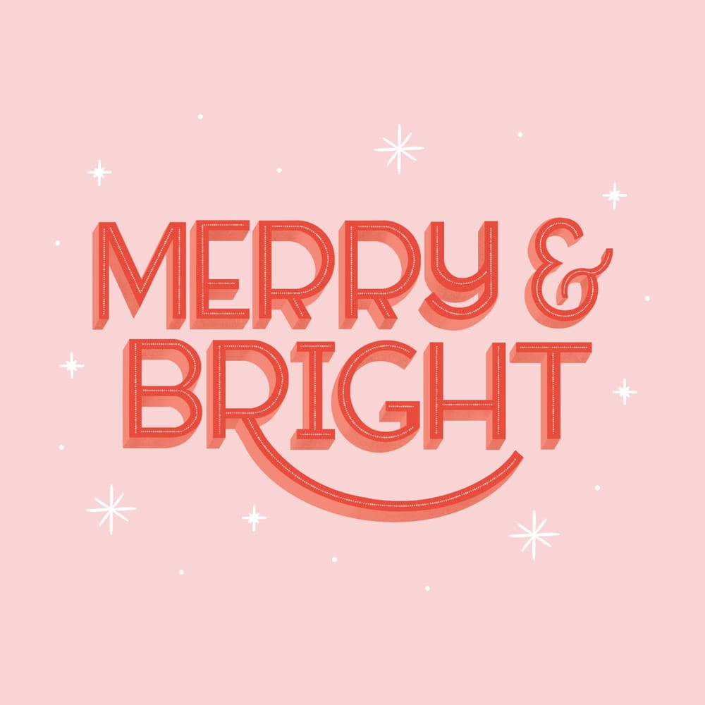 Holiday Lettering Project - image 2 - student project