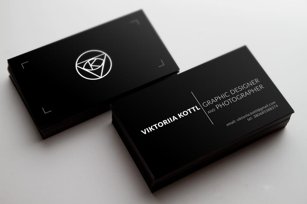 Business Card Viktoriia Kottl - image 3 - student project