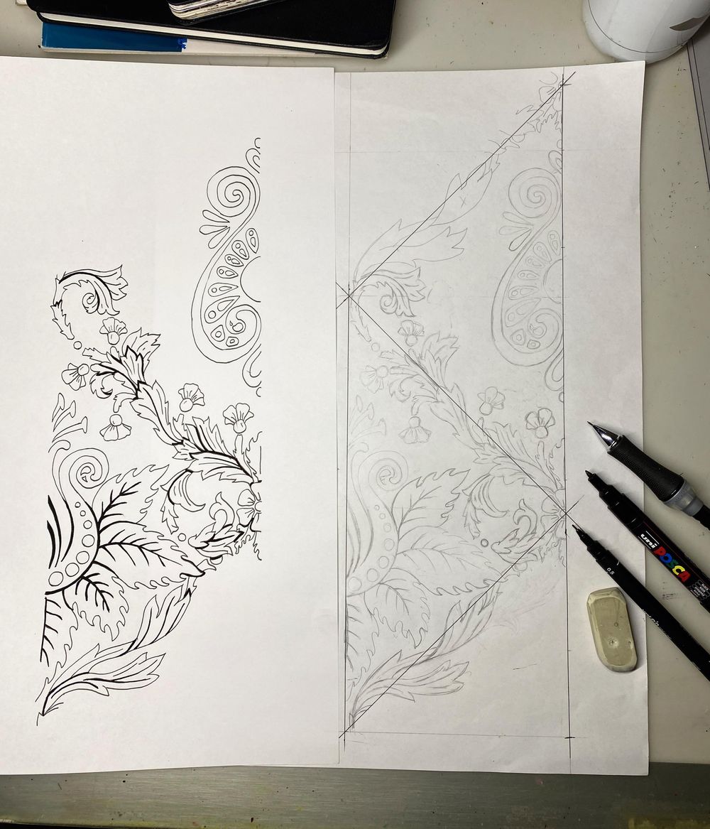 Classic Damask Patterns - image 6 - student project