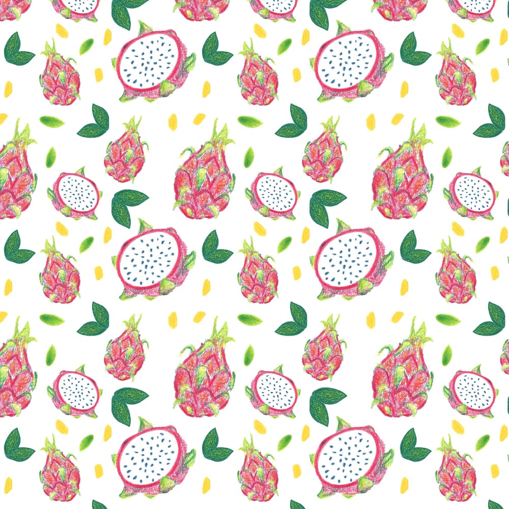 Dragonfruit Pattern + Geometric - image 10 - student project