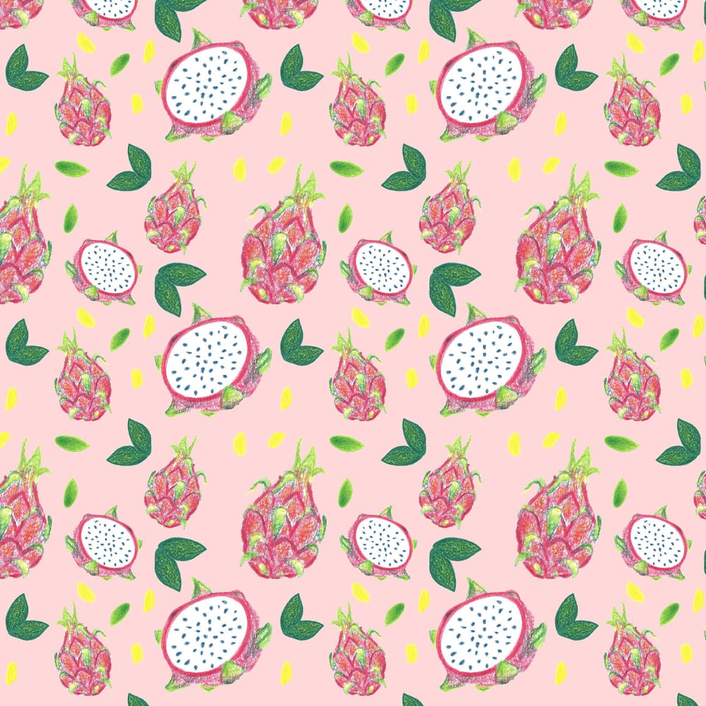 Dragonfruit Pattern + Geometric - image 12 - student project