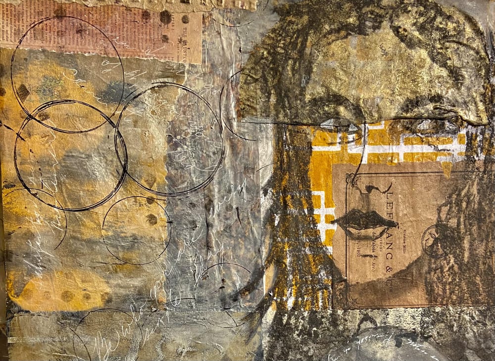 Mixed Media Large Pieces_Limited Colour Palette - image 7 - student project