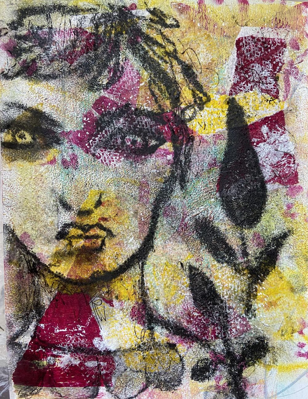 Mixed Media Large Pieces_Limited Colour Palette - image 1 - student project