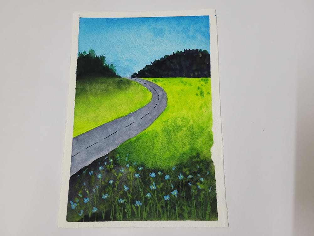 30 day watercolor challenge paintings(all 30) - image 18 - student project