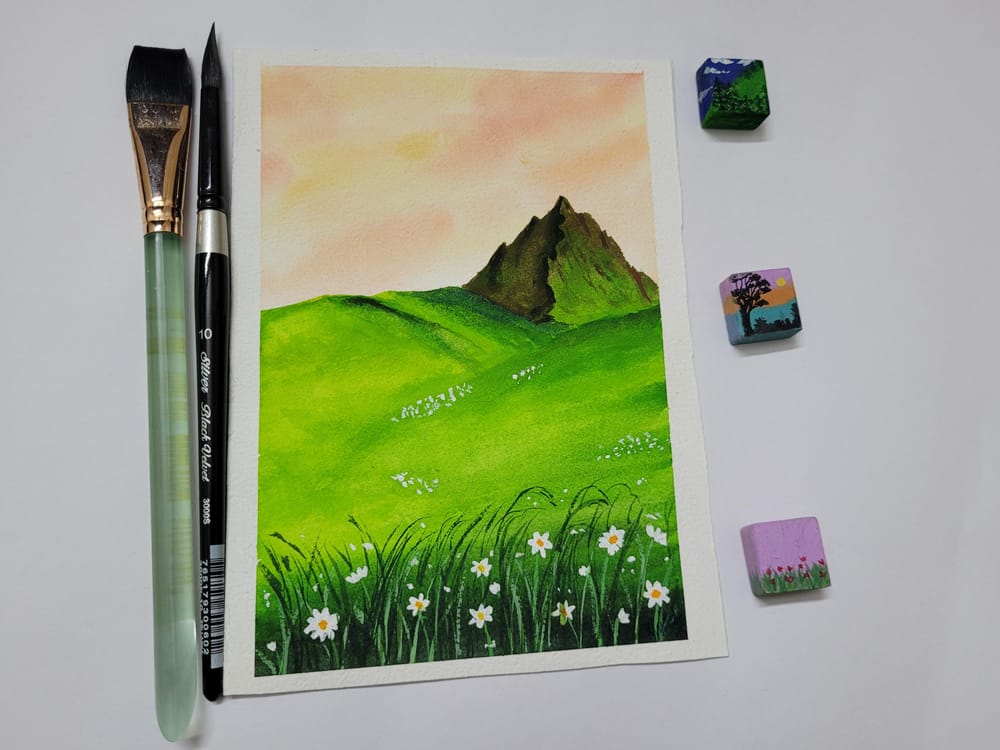 30 day watercolor challenge paintings(all 30) - image 4 - student project