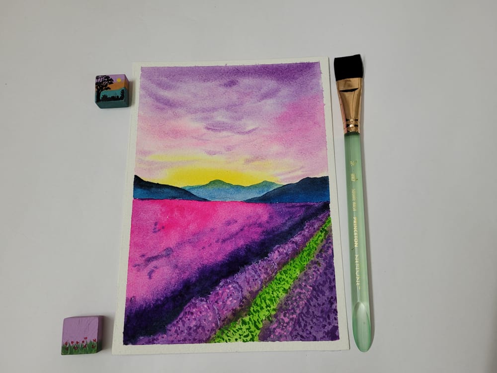 30 day watercolor challenge paintings(all 30) - image 26 - student project