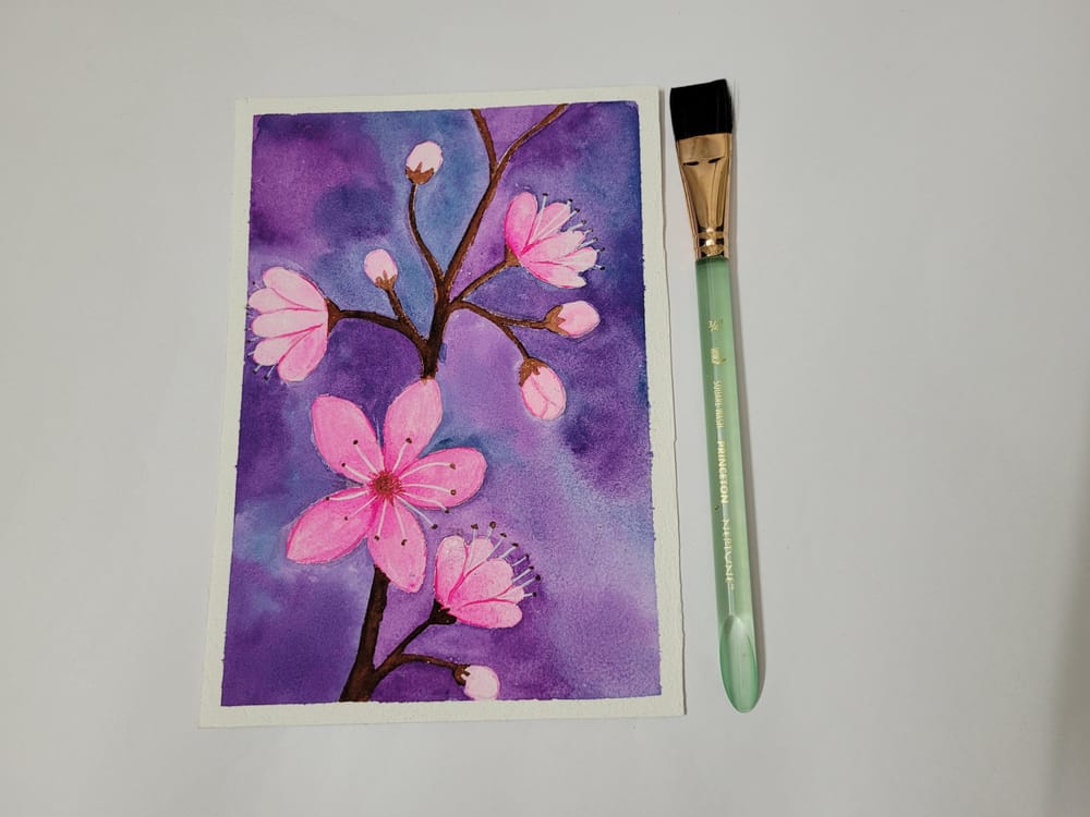 30 day watercolor challenge paintings(all 30) - image 22 - student project