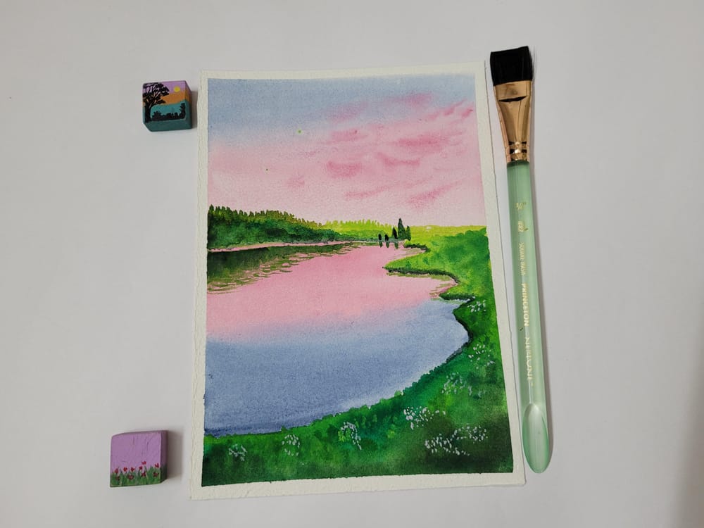 30 day watercolor challenge paintings(all 30) - image 25 - student project