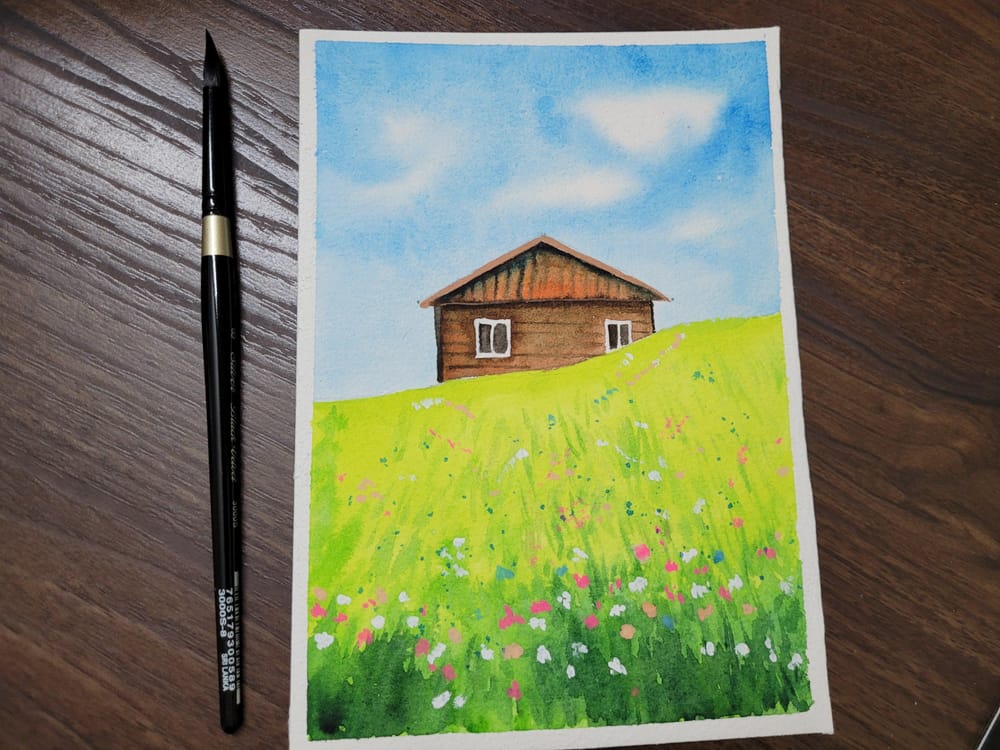 30 day watercolor challenge paintings(all 30) - image 31 - student project