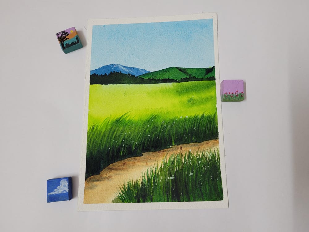 30 day watercolor challenge paintings(all 30) - image 14 - student project