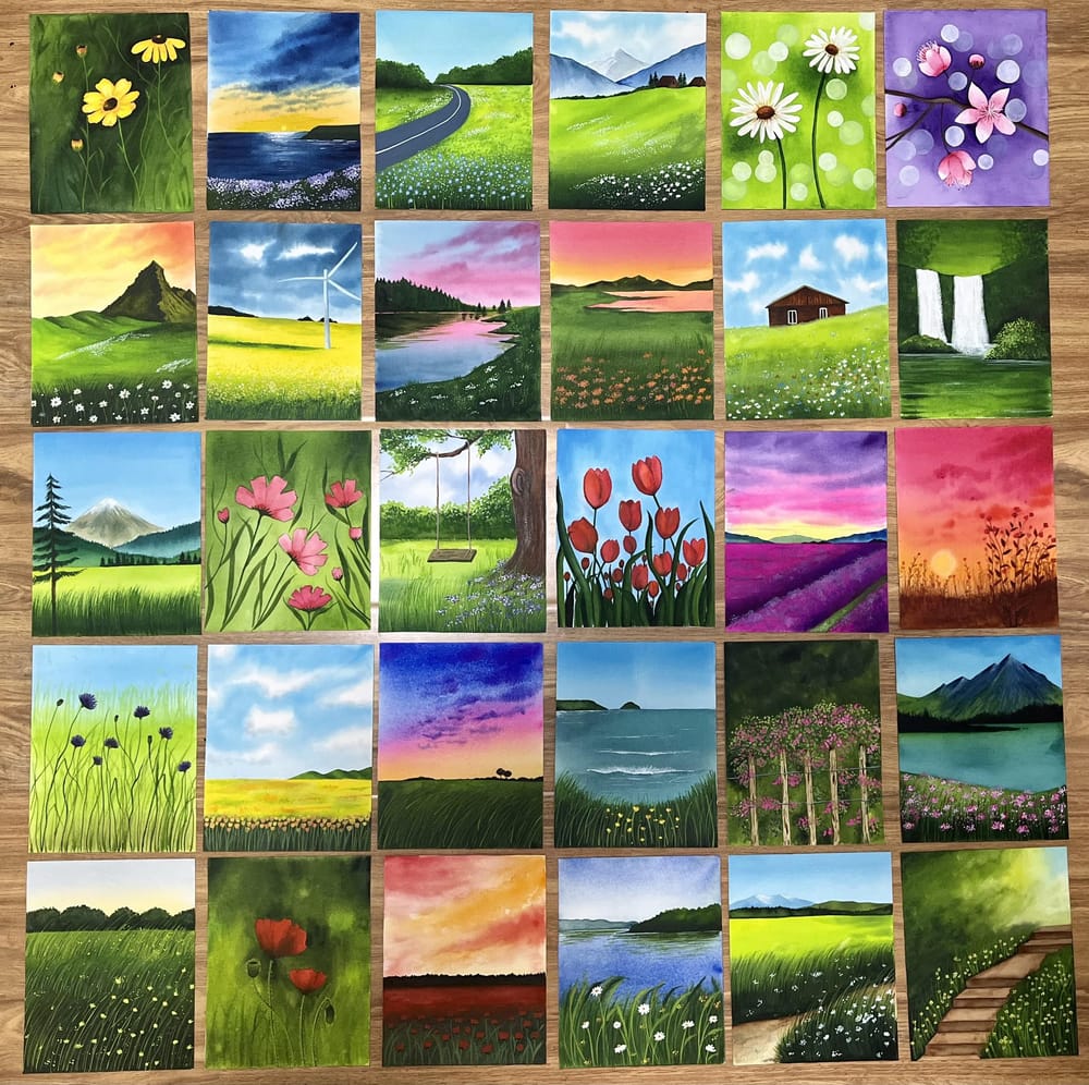 Spring Landscapes - 30 day challenge - image 1 - student project