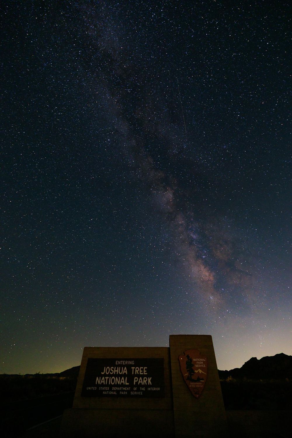 Milky Way at Joshua Tree NP - image 1 - student project