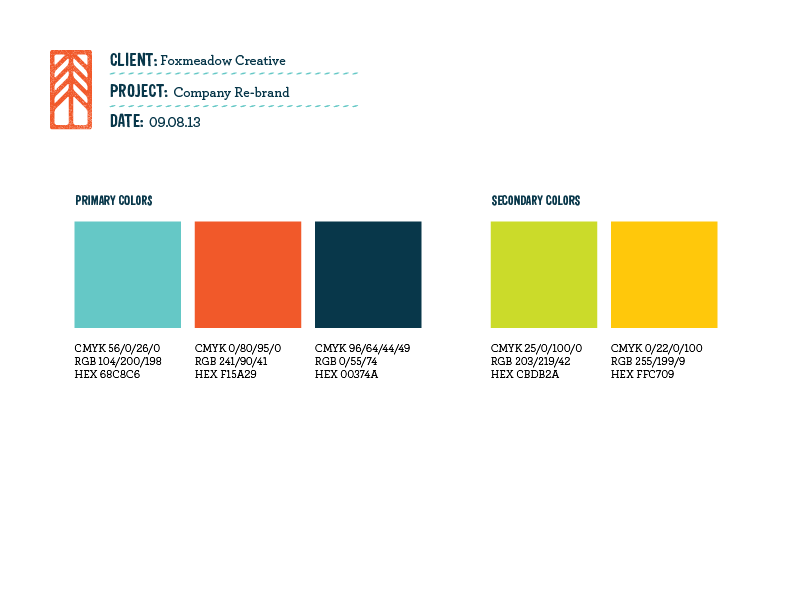 Foxmeadow Creative - Rebrand - image 2 - student project