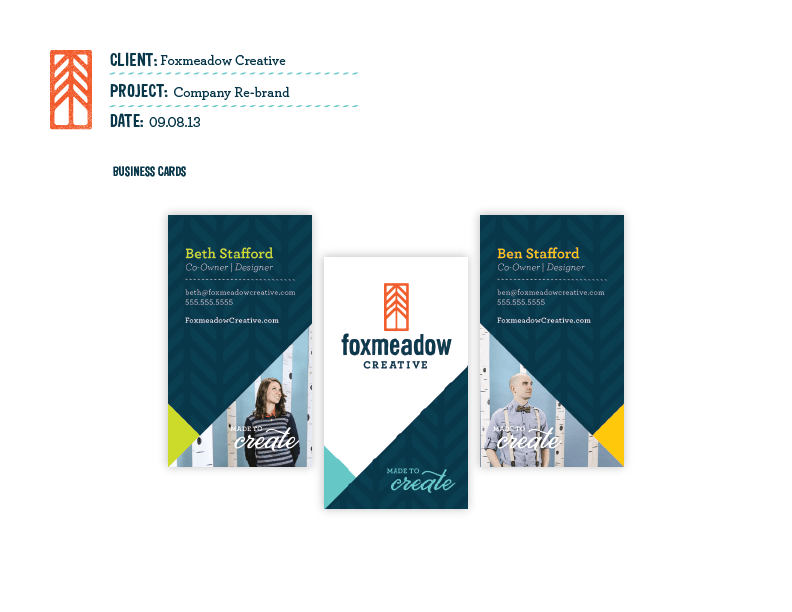 Foxmeadow Creative - Rebrand - image 6 - student project