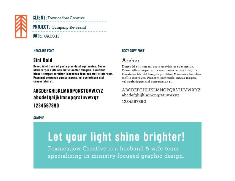 Foxmeadow Creative - Rebrand - image 4 - student project