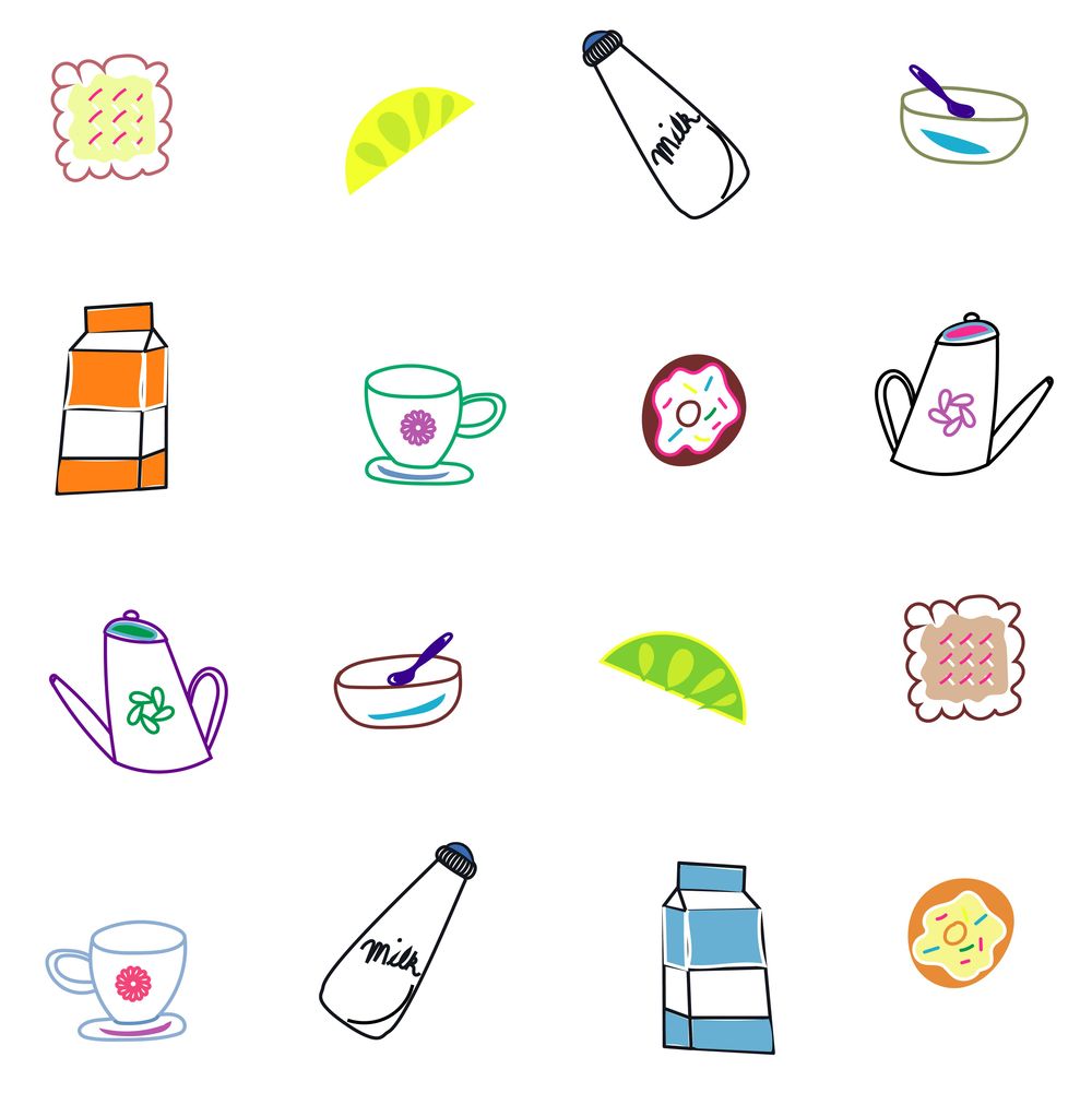 Winter doodles and breakfast doodles - image 1 - student project