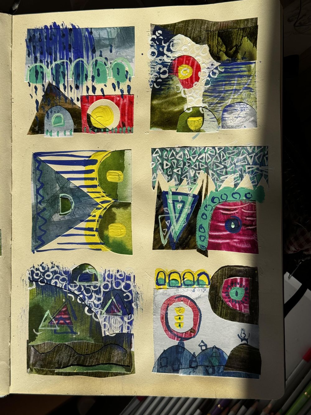 Gouache and Collage - image 3 - student project