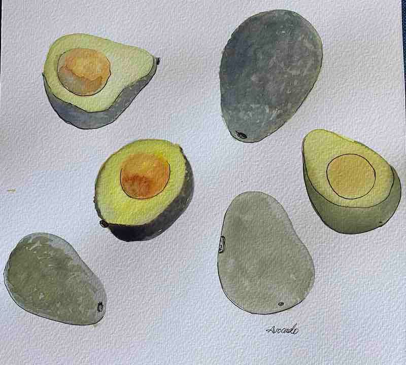 Fruits, avocados, butterflies - image 4 - student project