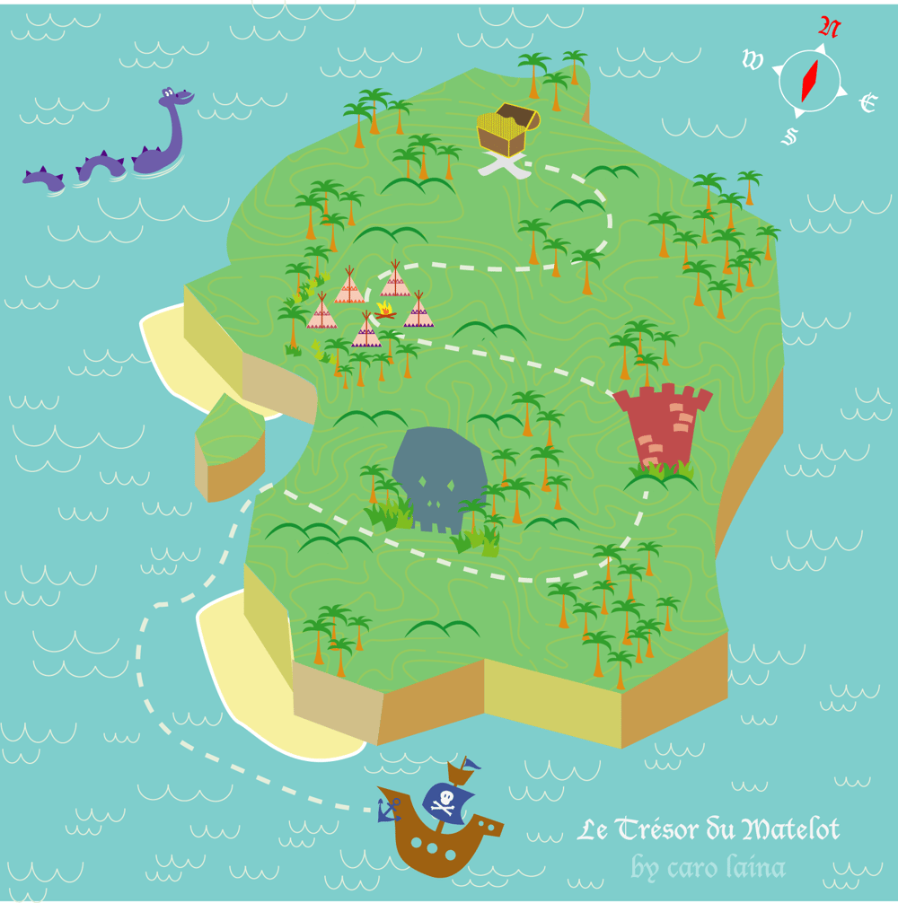Treasure Map - image 5 - student project