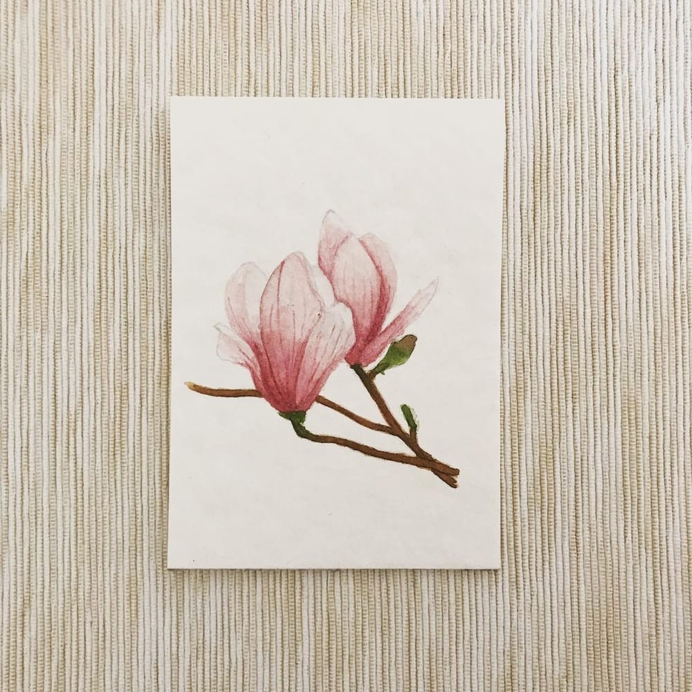 Floral February Watercolour Flowers - image 2 - student project