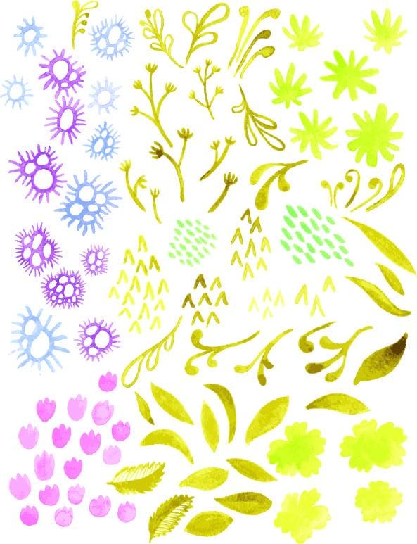 Watercolor Flowers Pattern By Nellik - image 8 - student project