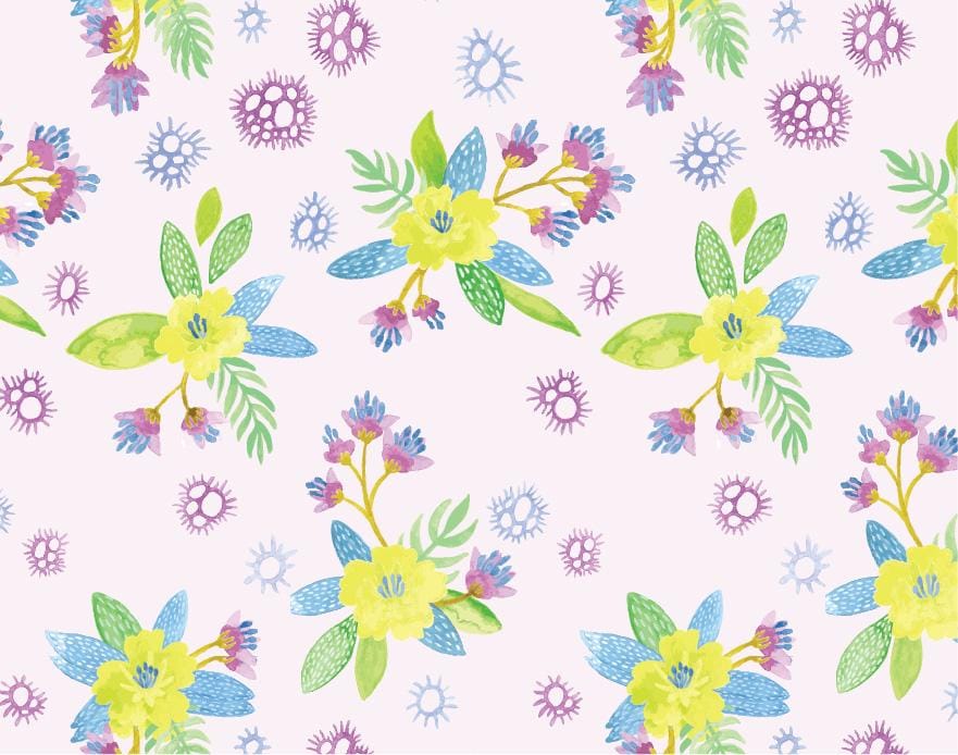 Watercolor Flowers Pattern By Nellik - image 10 - student project