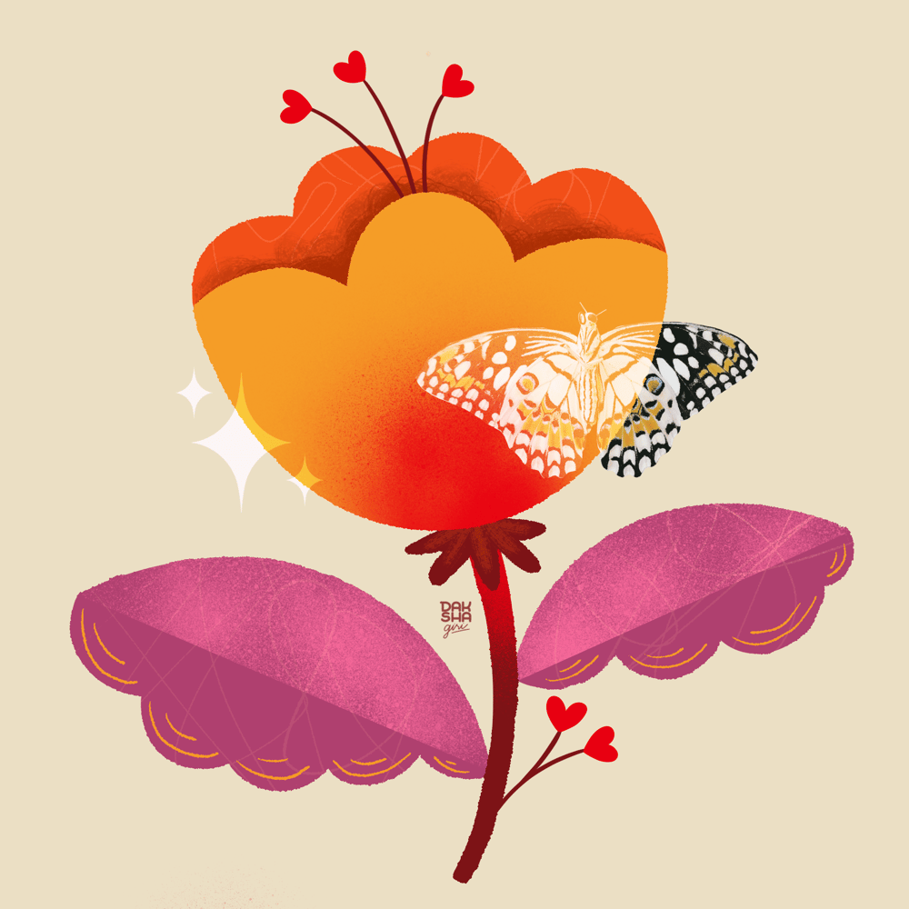 My Procreate Texture Floral - image 1 - student project
