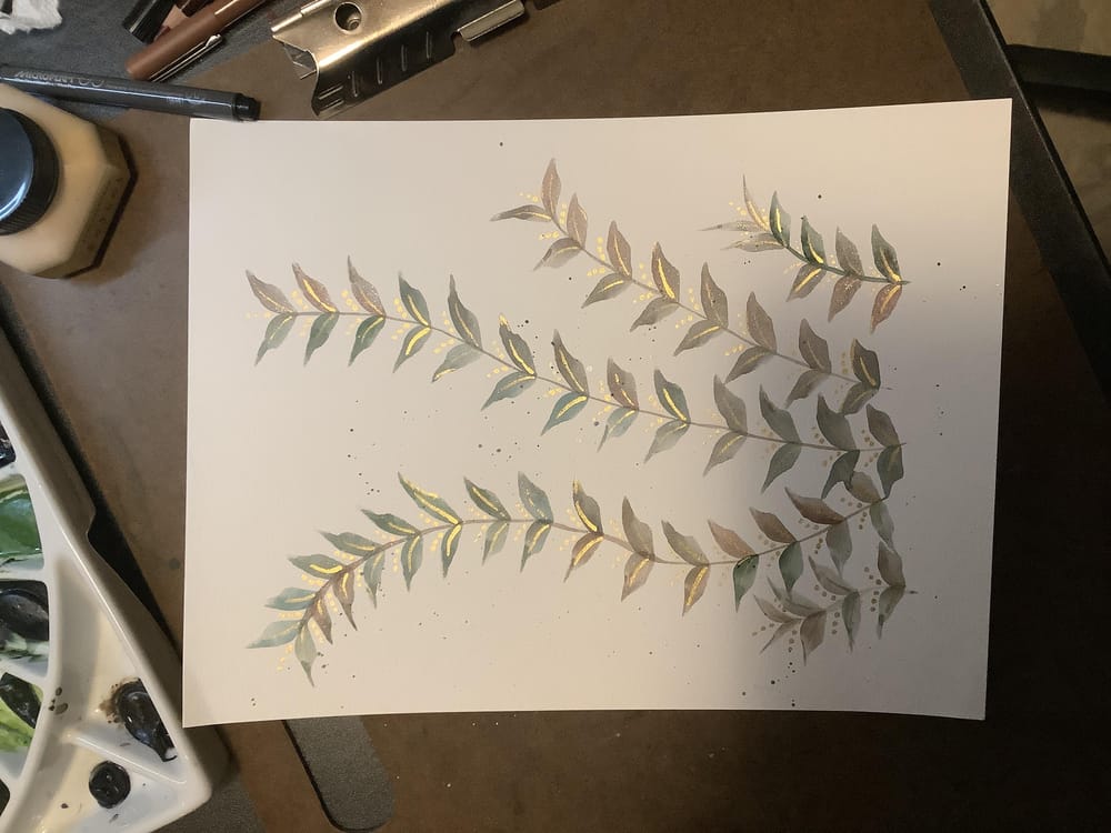 Multi Stems Leaf Project - image 2 - student project