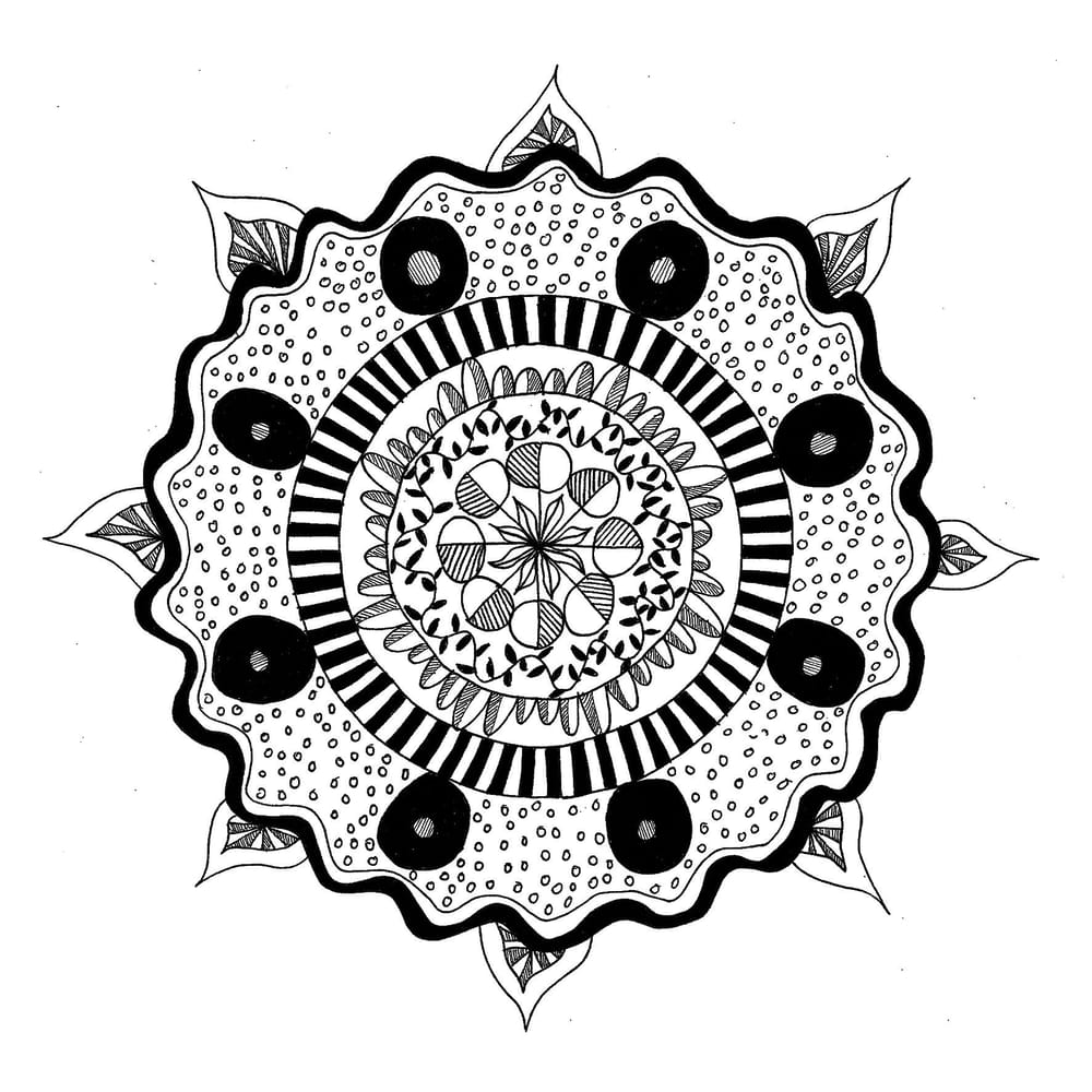 My first mandala - image 1 - student project