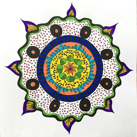 My first mandala - image 2 - student project