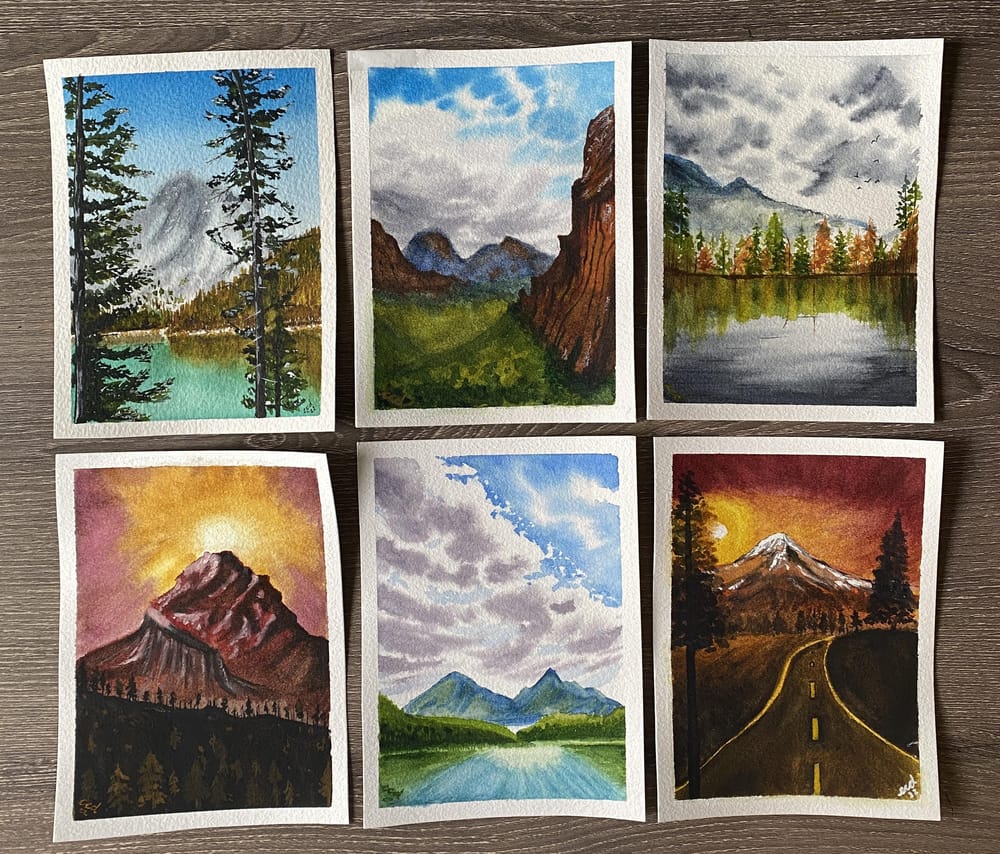 100 Days of Watercolour Paradise - image 15 - student project
