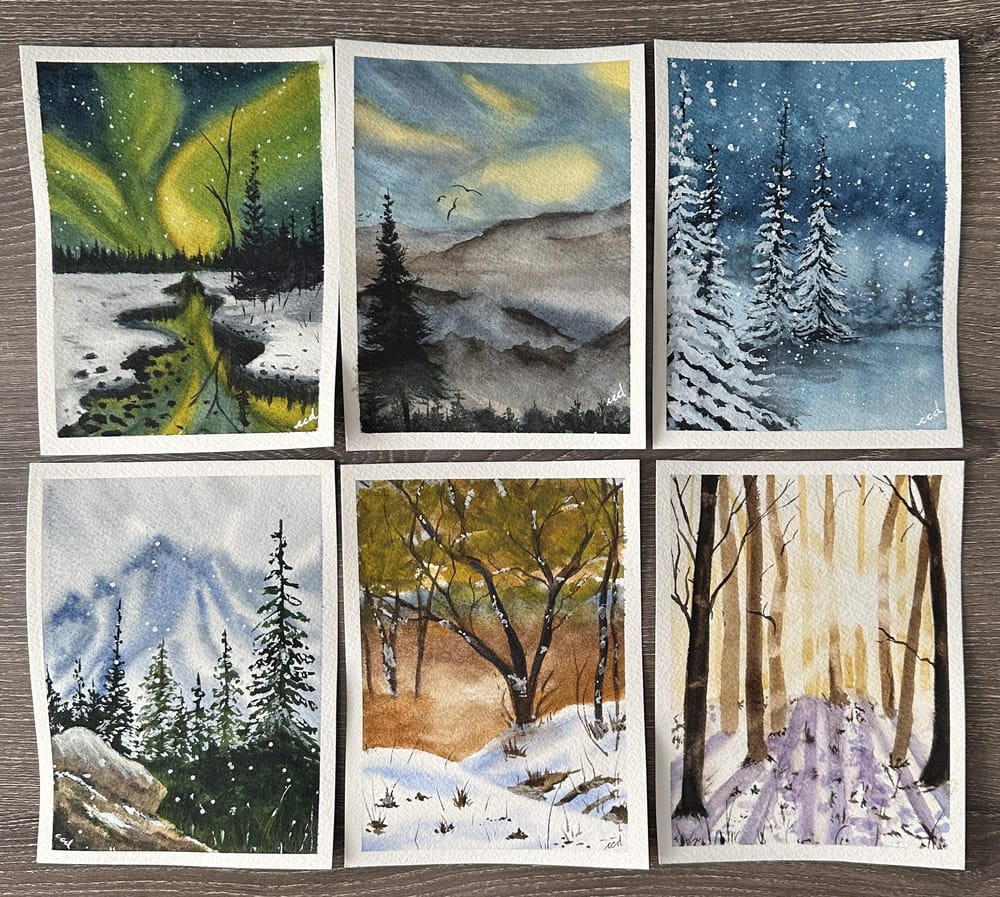 100 Days of Watercolour Paradise - image 5 - student project
