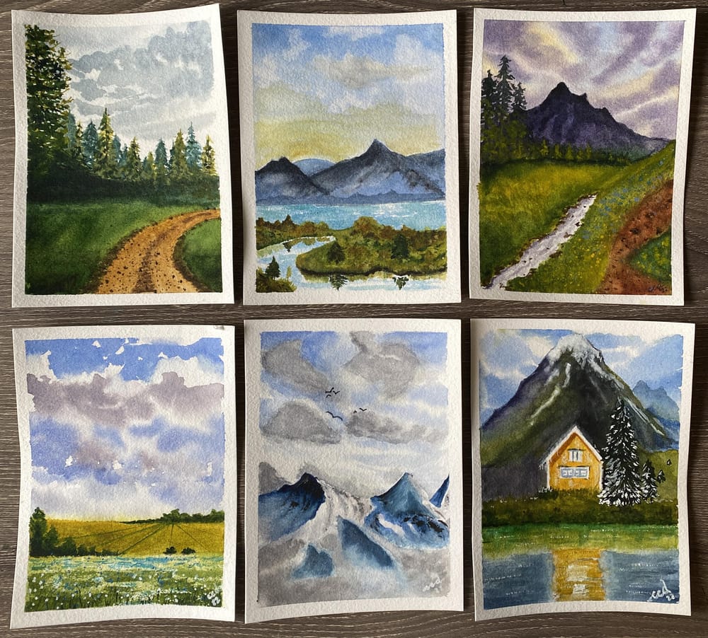 100 Days of Watercolour Paradise - image 14 - student project