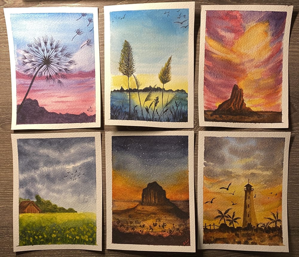 100 Days of Watercolour Paradise - image 20 - student project