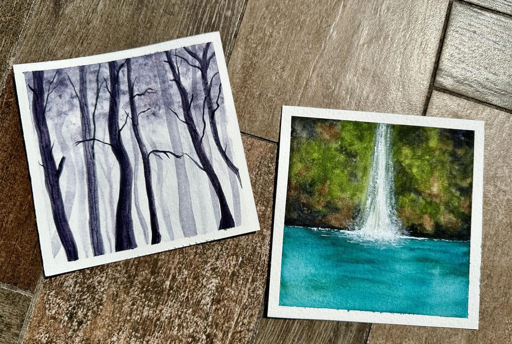 30 Days of Mini Watercolor Landscapes - image 5 - student project