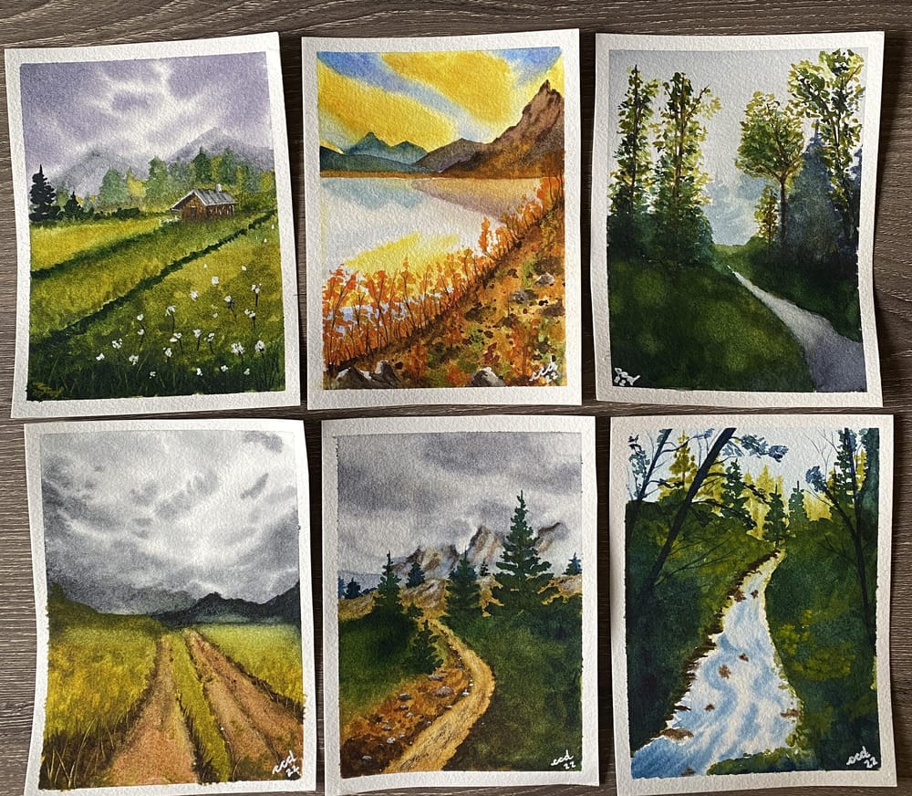 100 Days of Watercolour Paradise - image 13 - student project