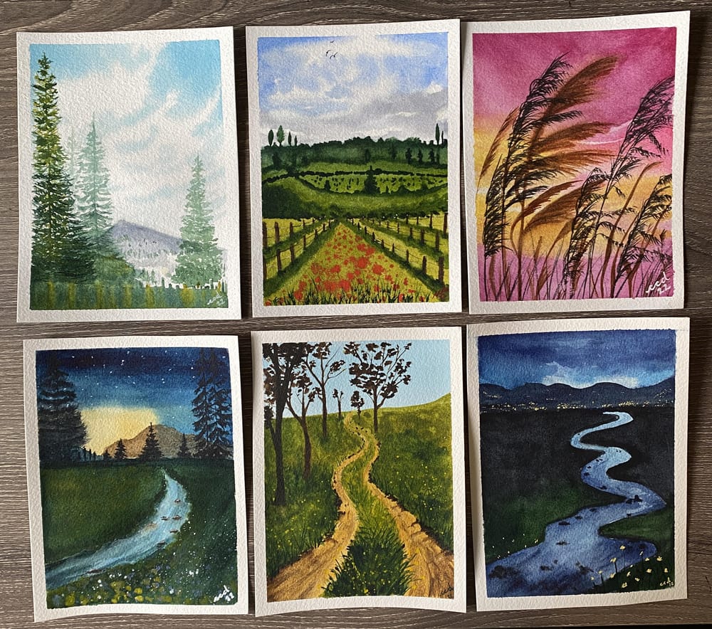 100 Days of Watercolour Paradise - image 12 - student project