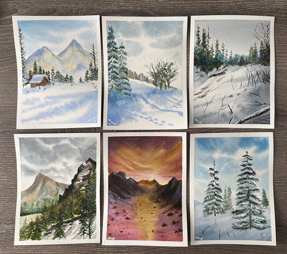 100 Days of Watercolour Paradise - image 6 - student project