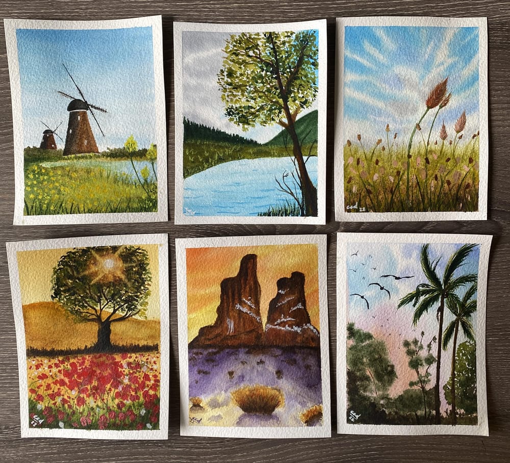 100 Days of Watercolour Paradise - image 18 - student project