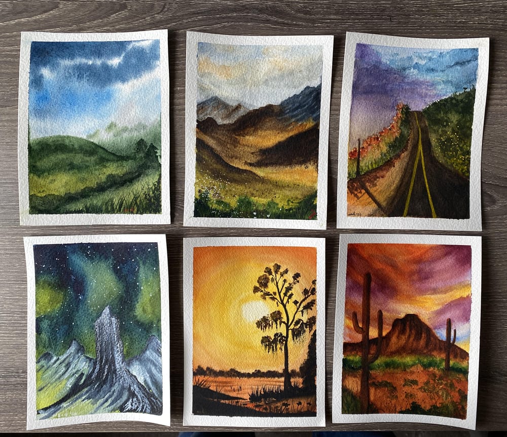 100 Days of Watercolour Paradise - image 19 - student project