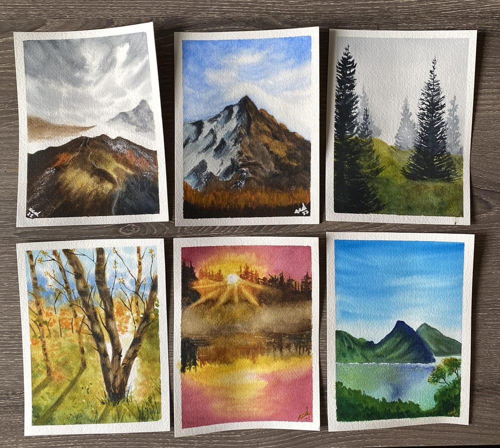 100 Days of Watercolour Paradise - image 10 - student project