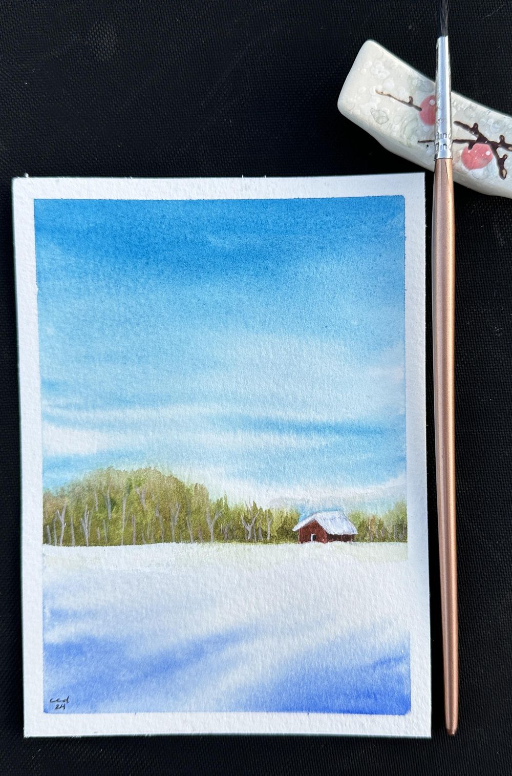 Winter Landscapes with Zaneena - image 1 - student project