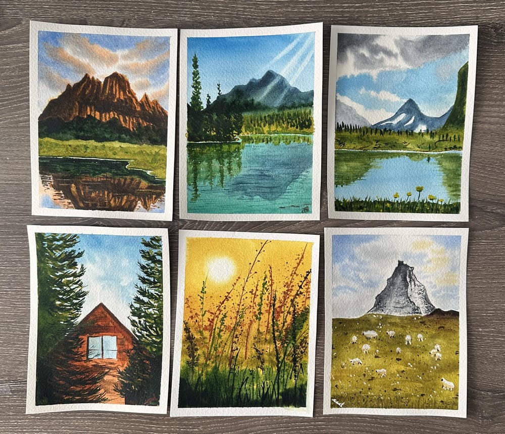 100 Days of Watercolour Paradise - image 8 - student project