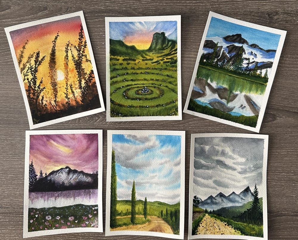 100 Days of Watercolour Paradise - image 9 - student project