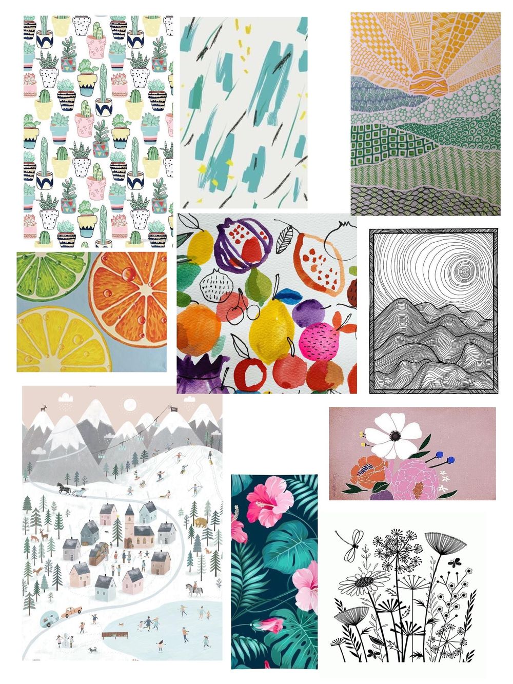 Line, color and texture. - image 2 - student project