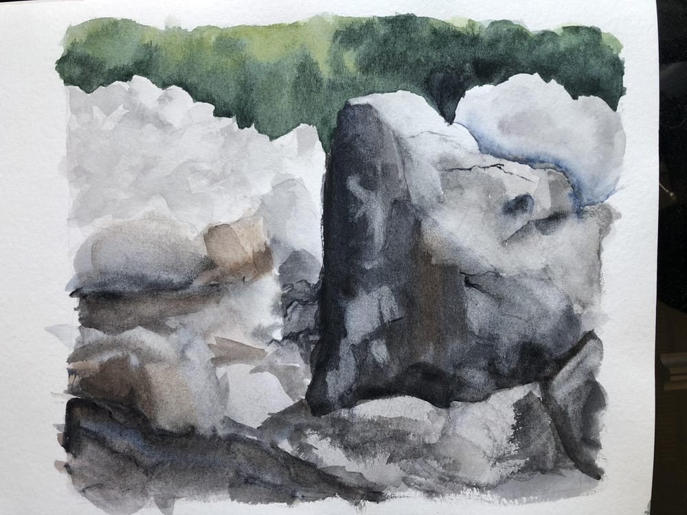 Watercolor Landscape Workshop - image 6 - student project