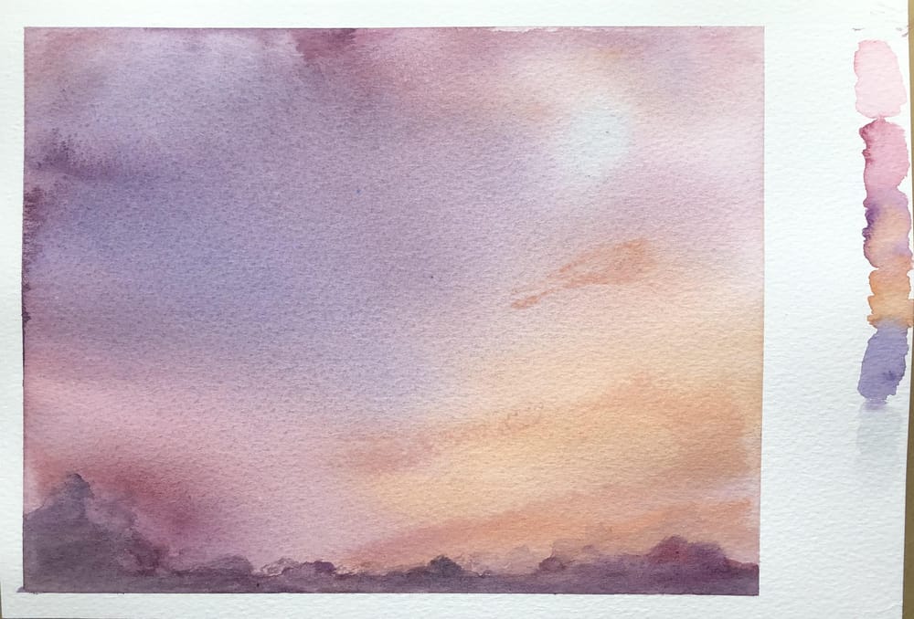 Watercolor Landscape Workshop - image 28 - student project