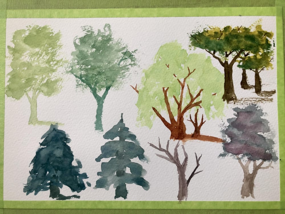 Watercolor Landscape Workshop - image 25 - student project