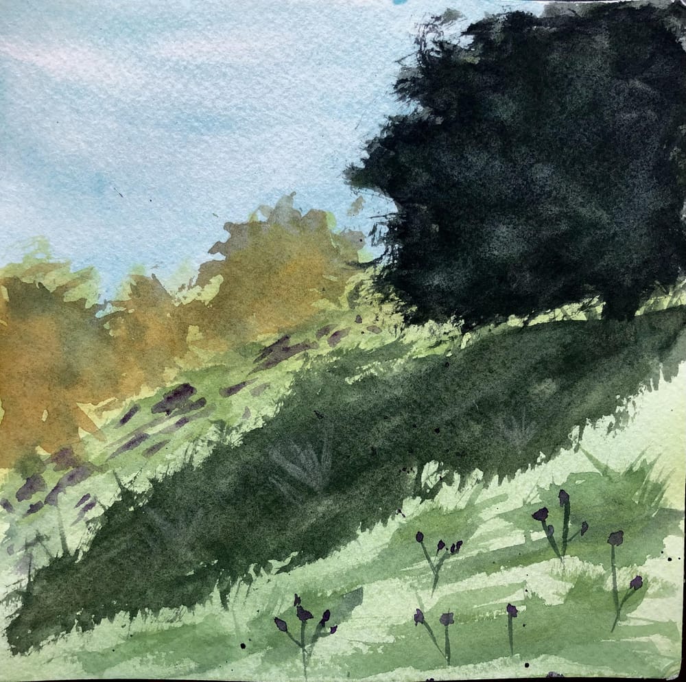 Watercolor Landscape Workshop - image 9 - student project