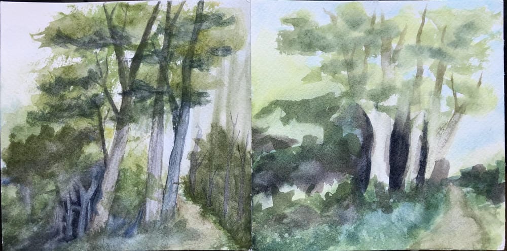 Watercolor Landscape Workshop - image 10 - student project